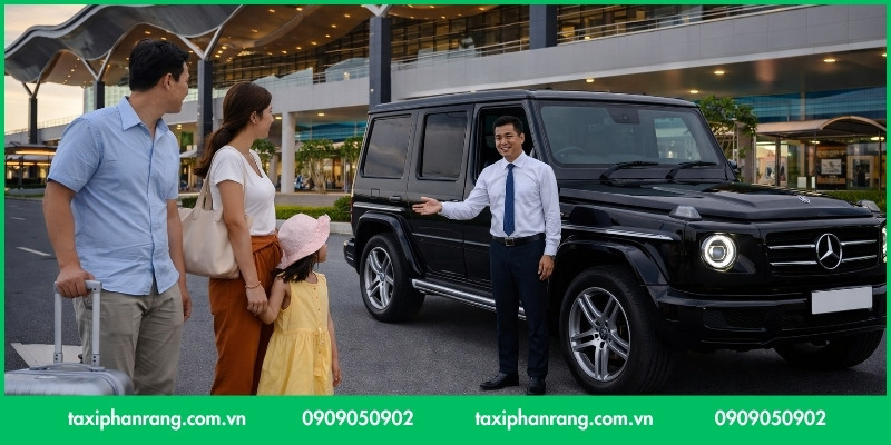 Taxi Ninh Thuận đưa đón khách tại sân bay Cam Ranh