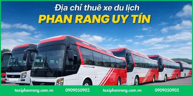 Thuê xe du lịch Phan Rang giá tốt, xe đời mới, phục vụ 24/7